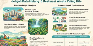 6 Rekomendasi Tempat Wisata di Batu Malang