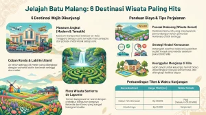 6 Rekomendasi Tempat Wisata di Batu Malang
